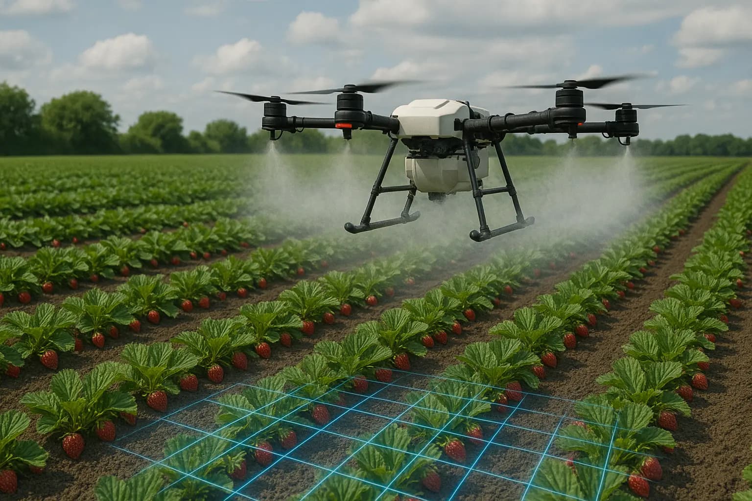 Precision Drone Spraying